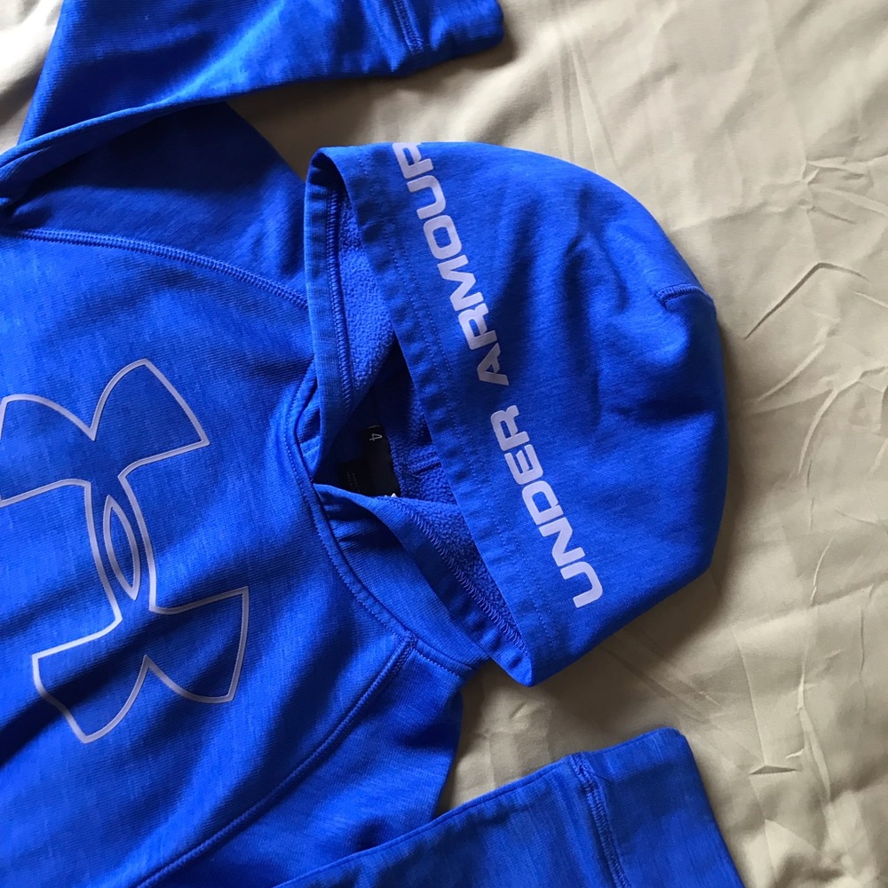 Child’s blue pullover hoodie